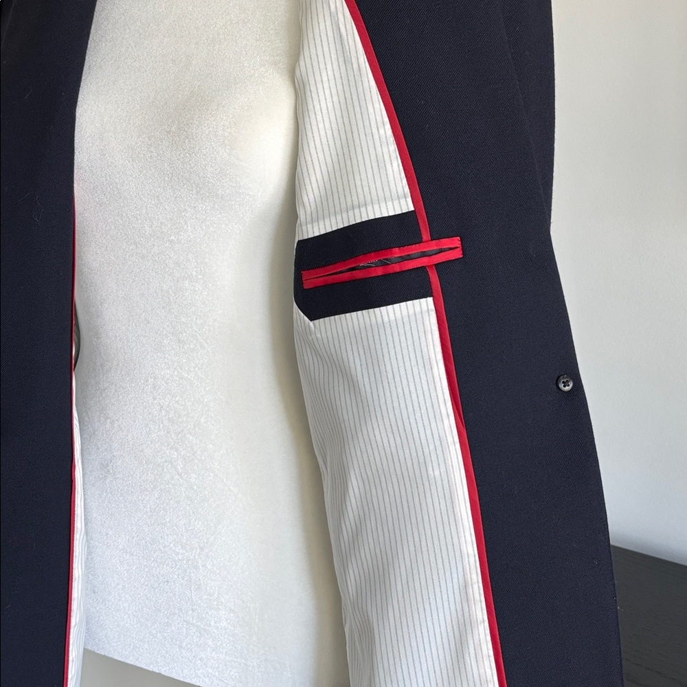 J. Crew Navy Regent Blazer Size 12 - Picture 7 of 9
